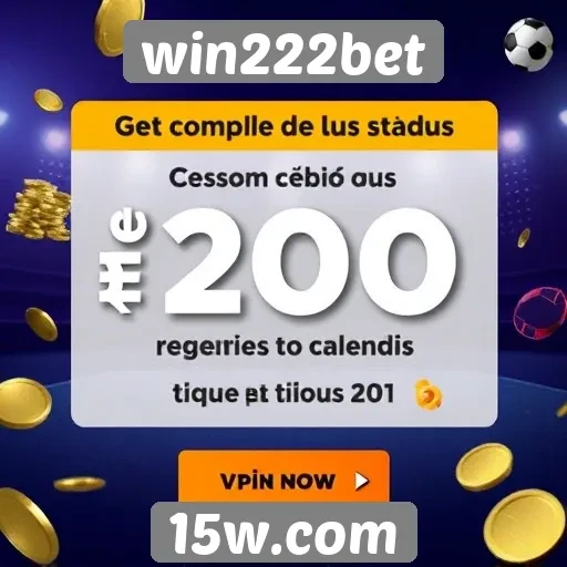 Promoções e bônus disponíveis no site win222bet